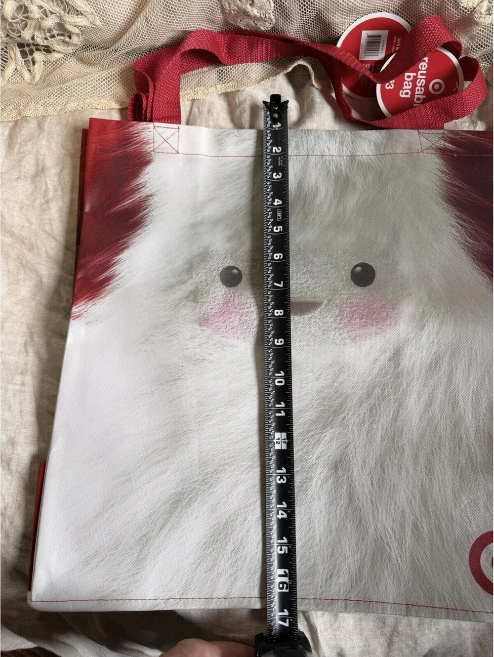 2 Pack *NEW* Target Exclusive Limited Edition Large Holiday Yeti Bumble Tote Bag
